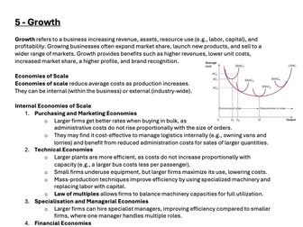 Business A-Level Edexcel Unit 2-4 Revision Notes