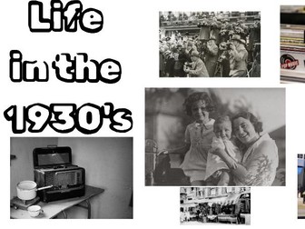 Life in the 1930s Jigsaw Learning Bundle