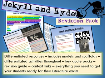 Jekyll and Hyde GCSE 9-1 Exam Practice / Revision