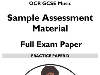 OCR GCSE Music – Practice / Mock Exam / Revision – Paper D / Using Scores