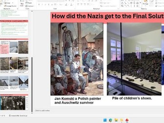 OCR B GCSE History living under nazi rule lesson 16- the Holocaust