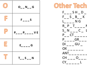 Structure Techniques Revision