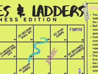 Snakes and Ladders - Fitness Edition