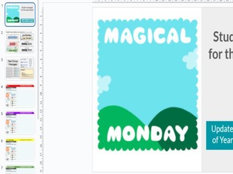 Weekly Student Bulletin at Tutor Time