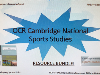 OCR Cambridge National Sports Studies