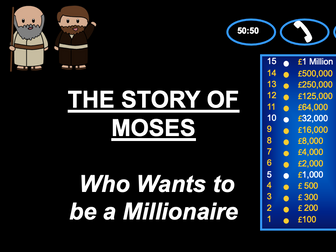 MOSES - Who Wants To Be A Millionaire Class RECAP QUIZ - 20+Mins