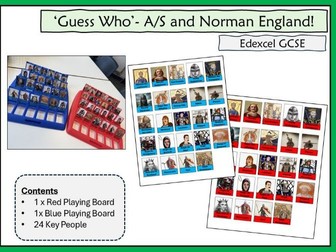 Guess Who- Anglo Saxon and Norman England