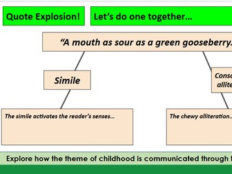 Language Analysis Lesson - Roald Dahl Extract