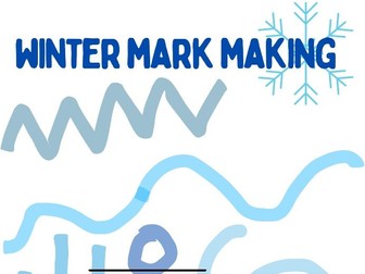 Winter mark making