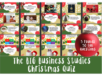 Business Christmas Quiz 2022