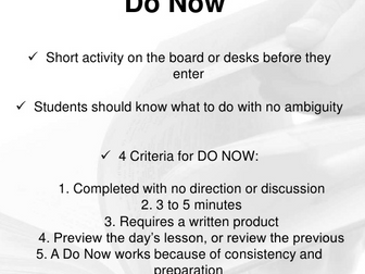 VARIETY OF DO NOW TASKS / LESSON STARTERS FOR KS3 AND KS4 EDEXCEL GCSE