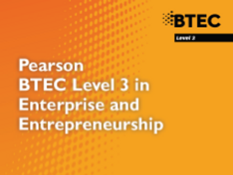 BTEC L3 Enterprise - Unit 7: Social Enterprise