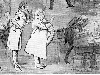 Dickens 'A Christmas Carol' Stave 1 - The Portly Gentlemen,  GCSE style extract Mock or Practice