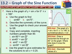Mathematics 9-1 - GCSE - Unit 13 - More Trigonometry - Tangent, Sine, Cosine Rules, Accuracy, Graphs