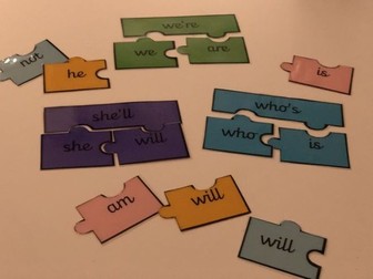 Contractions Jigsaws