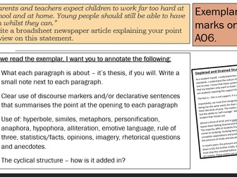 AQA English Language Paper 2: Newspapers and Writing to Explain