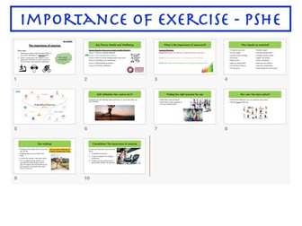 Importance of exercise