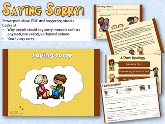 Saying Sorry - Social skills