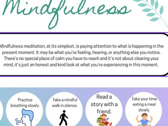Mindfulness Bingo