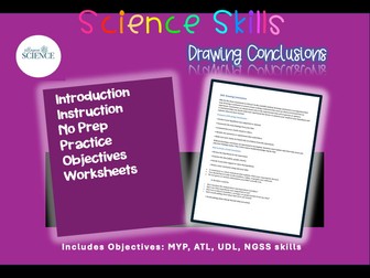 Drawing Conclusions Scientific Method Skills