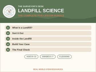 Landfill Science: The Complete Five-Lesson Bundle | KS2/3, Grades 5 - 7