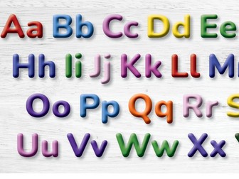 Alphabet Practice English Functional Lesson for Entry L1 & 2