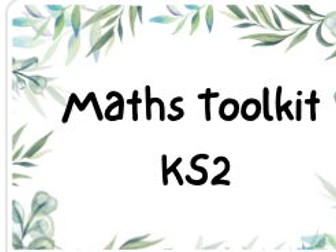Key Stage 2 Maths Toolkit