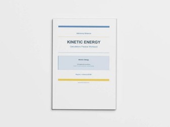 Kinetic Energy - Edexcel GCSE Physics Calculation Practice Book