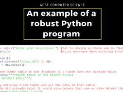 Validation and verification in a robust program | Teaching Resources