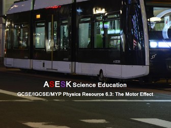 ASESK GCSE Physics Resource 6.3: The Motor Effect