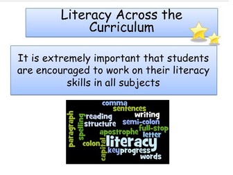 Literacy Across the Curriculum Presentation