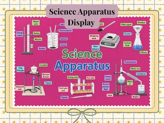 Science Apparatus Classroom Display