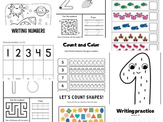 Numbers Activity Book