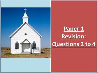 AQA English Language Paper 1 Revision: Questions 2-4 (lesson and mock paper)