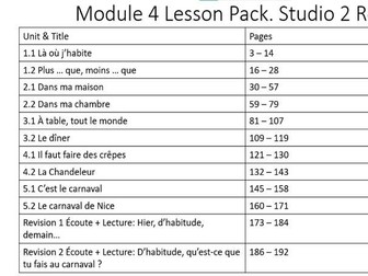 Module 4 12 Lesson Pack studio 2 rouge
