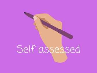 Self assessed / peer assessed stickers