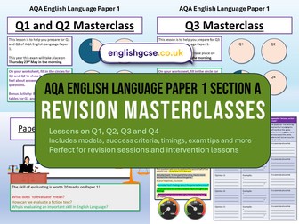 AQA English Language Paper 1 Revision