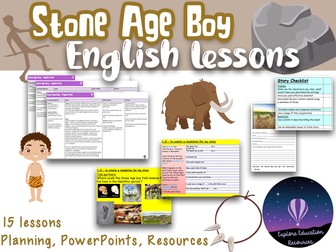 LKS2 Stone Age Boy Writing Unit - 15 Outstanding Lessons