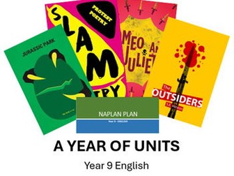 A Year of Units - Year 9 English (QCE)