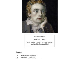 Keats Anthology A Level Revision Booklet AQA