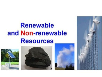 Renewable and non-renewable resources 2