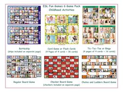 Childhood Activities 6 Board Game Bundle