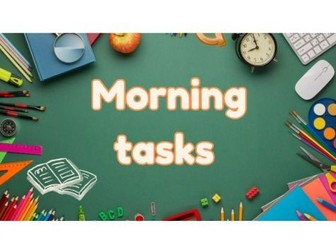Morning activities KS2