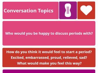 Beginning the conversation - Talking about periods