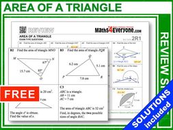 Area of a Triangle (GCSE Revision)
