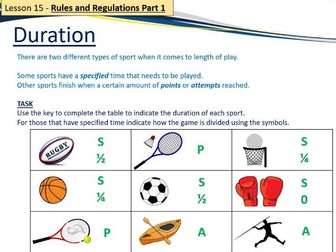 Taking Part and Improving Other Participants Sporting Performance