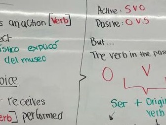Spanish Active and Passive Voice
