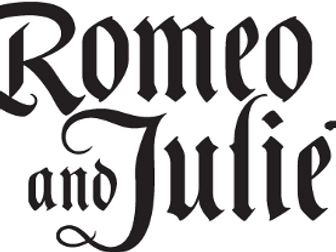 Romeo and Juliet Notes