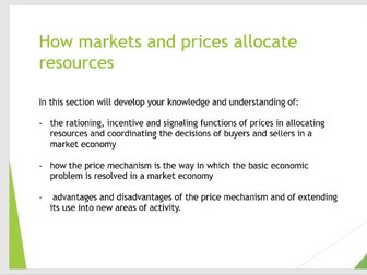 Oxford AQA Economics AS Level Unit 2.7 (9640)