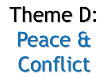 Peace and Conflict Revision Sheet